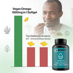 BoostCeuticals Vegan Omega 3 Algae Oil DHA 410mg - 60 Softgels - image 4