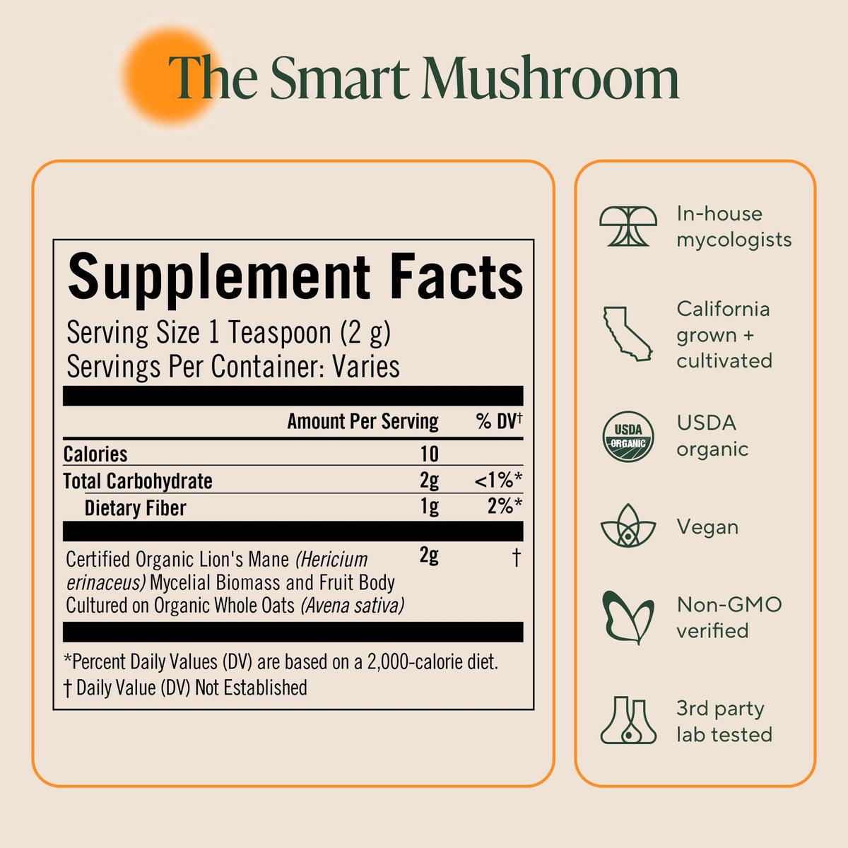 OM Mushroom Superfood Lion's Mane Powder - 50 Servings - image 7