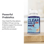 Justified Laboratories Clear Nails Plus Max Probiotic - 180 Capsules - image 4