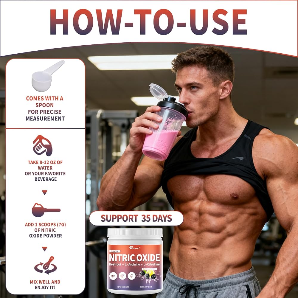 YAAHARO Ntric Oxide Powder Supplement 250g