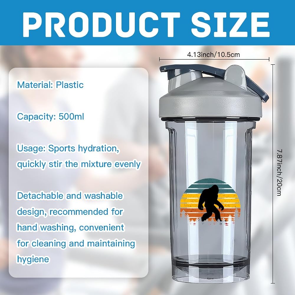 generic 18 Ounce Shaker Bottle Drink Mixer Leak-proof Shakes Meal