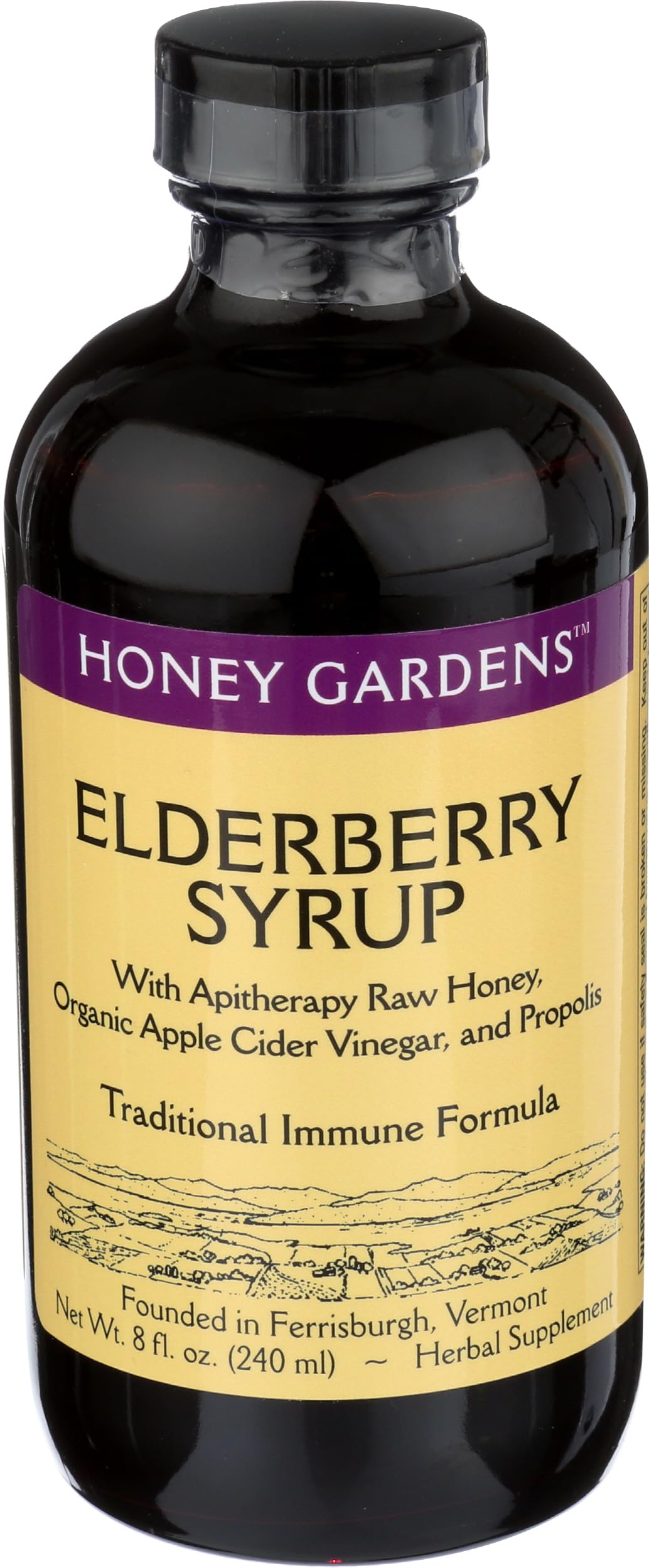 Honey Gardens Elderberry Extract with Propolis Syrup - 8 Fl Oz