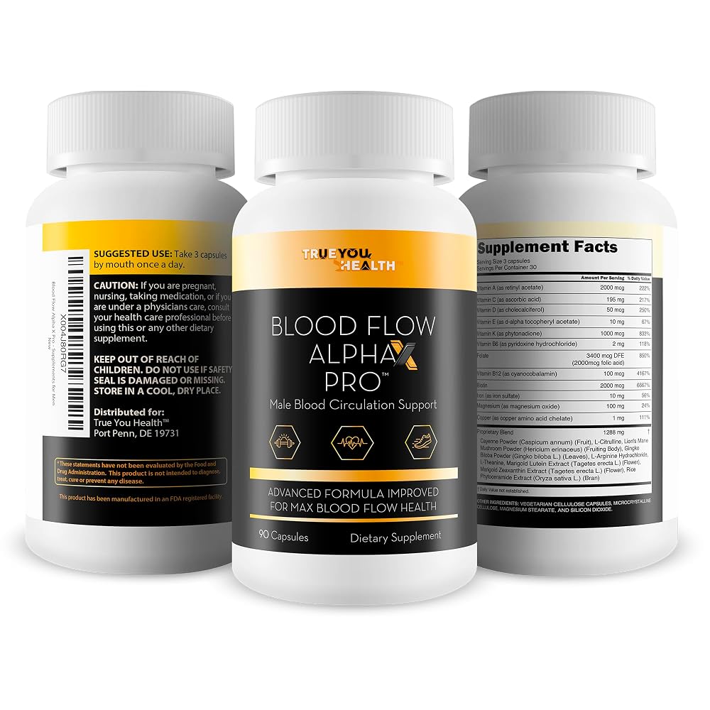True You Health Blood Flow Alpha X Pro - 90 Capsules - image 4