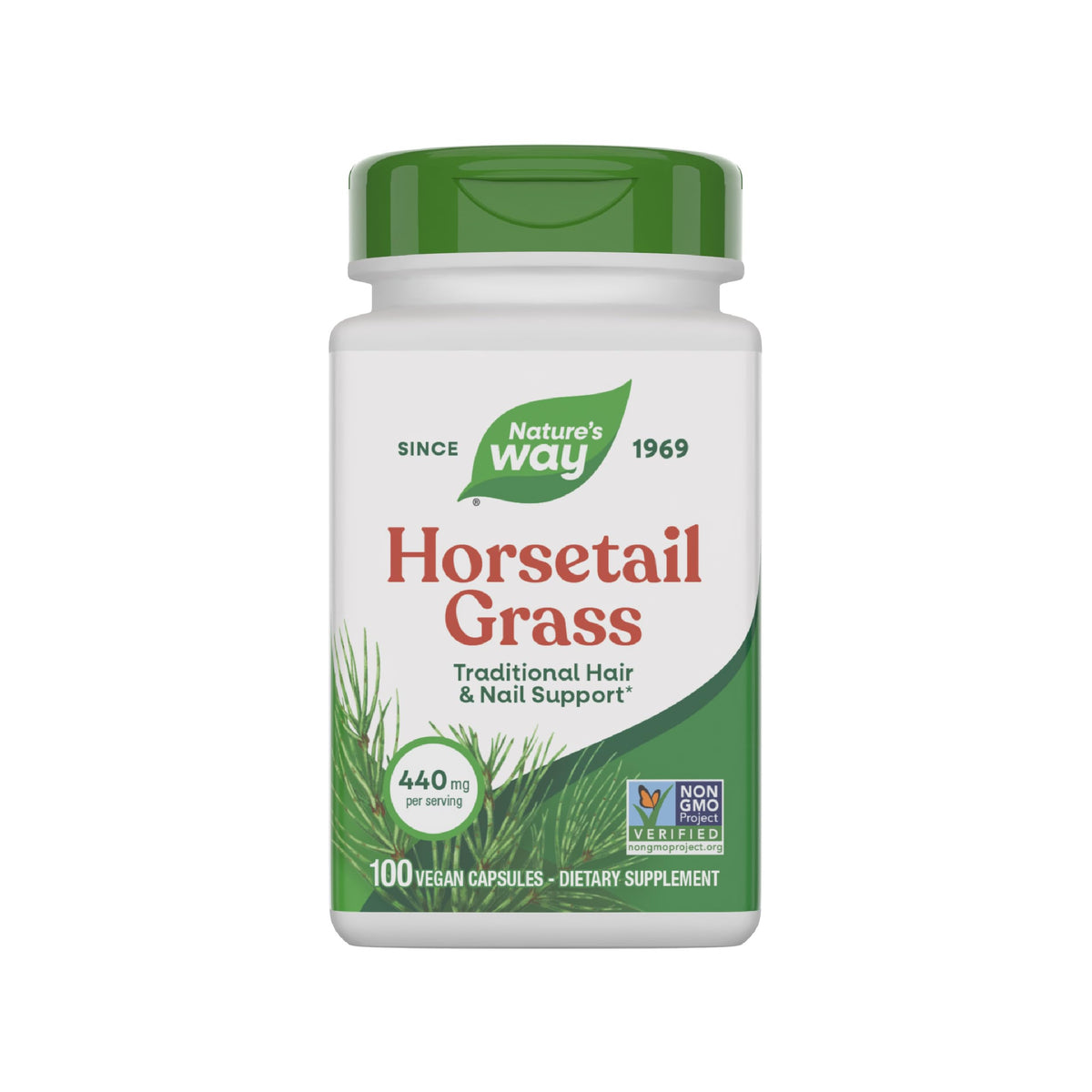 Nature's Way Horsetail Grass 440mg - 100 Capsules