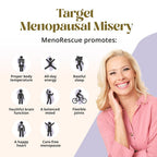 MenoRescue Menopause Support Supplement for Hot Flashes - 60 Capsules - image 4