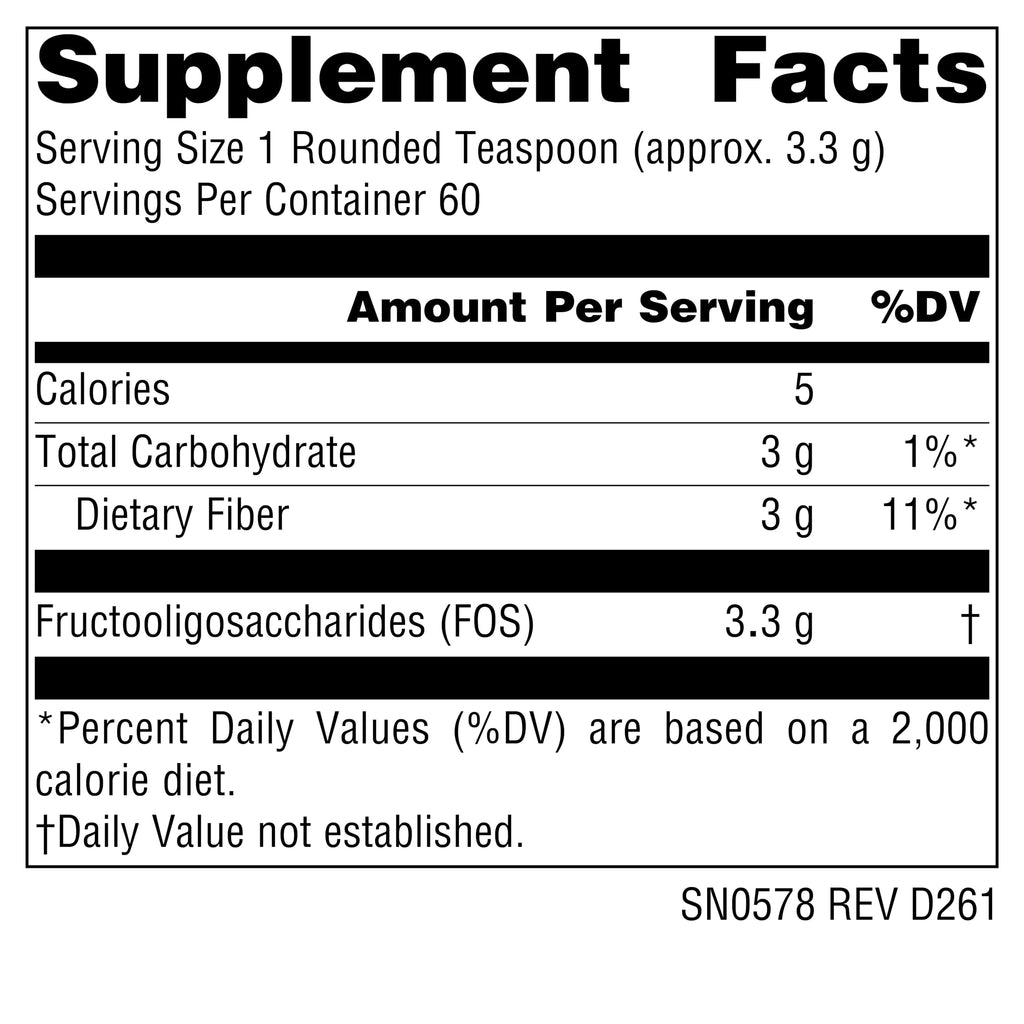 Source Naturals FOS Powder - 200 Grams - image 2