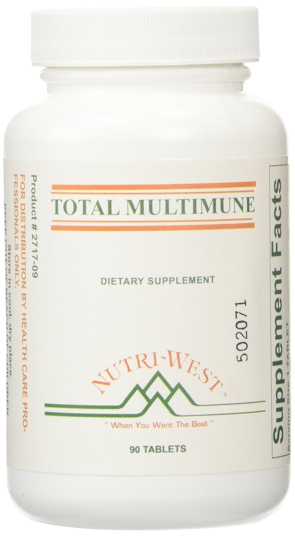 Nutri-West TOTAL MULTIMUNE Multivitamin - 90 Tablets