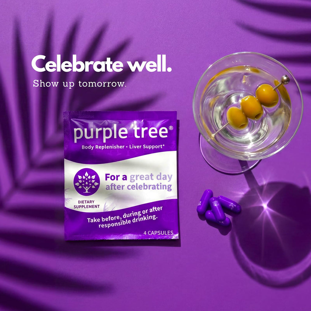 Purple Tree Post-Celebration Wellness Liver Support - 40 Capsules - image 2