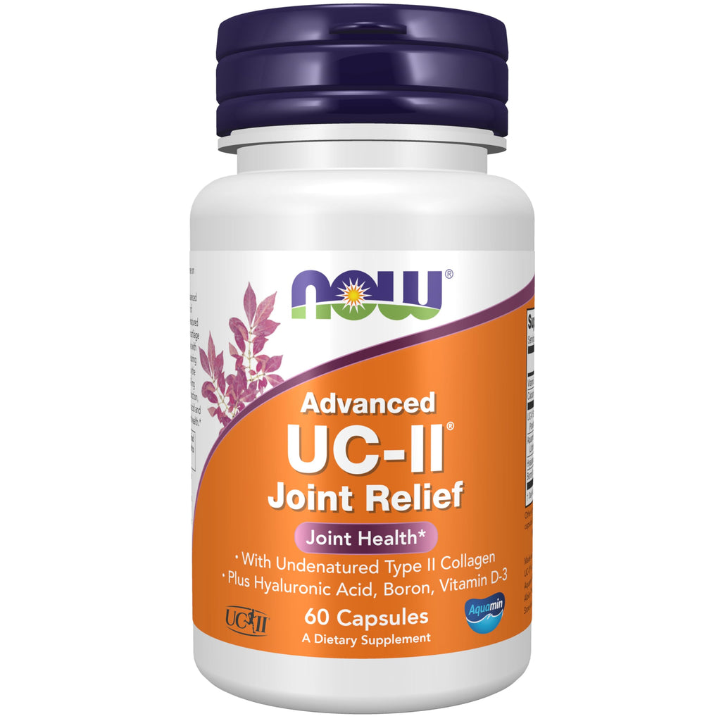 NOW Supplements UC-II Advanced Joint Relief Type II - 60 Vegetarian Capsules