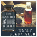 Vine Nutrition Black Seed Oil 500mg - 90 Softgels - image 6