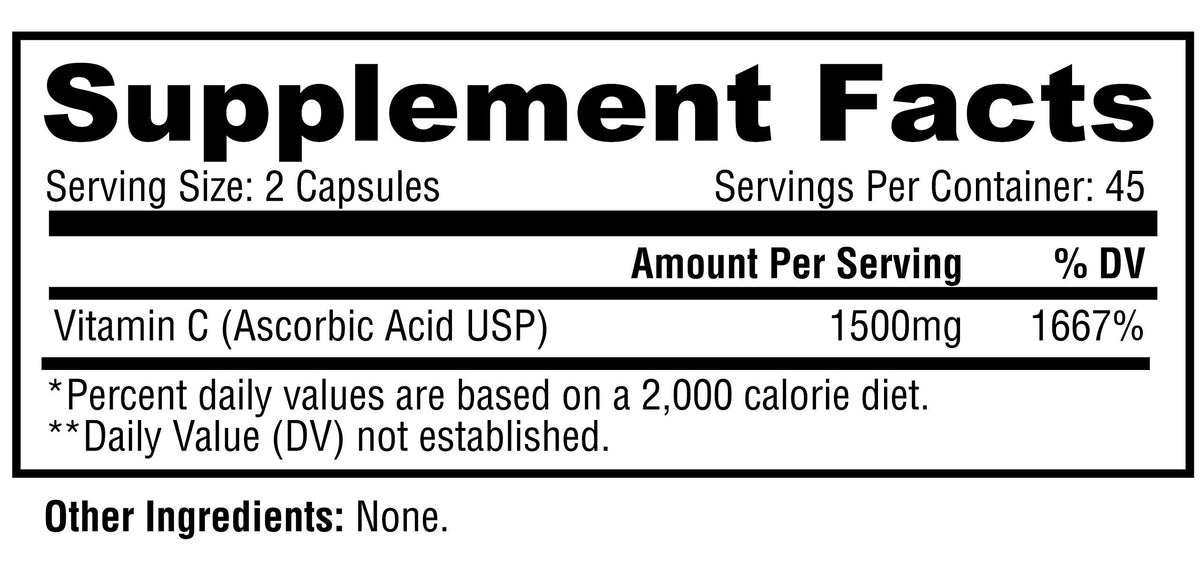 Metabolic Nutrition Vitamin C