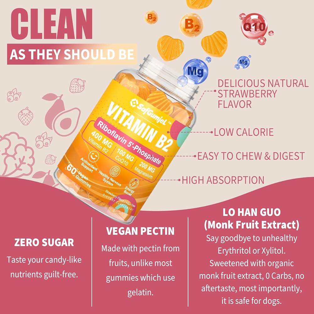 Safgumjel Vitamin B2 Gummies