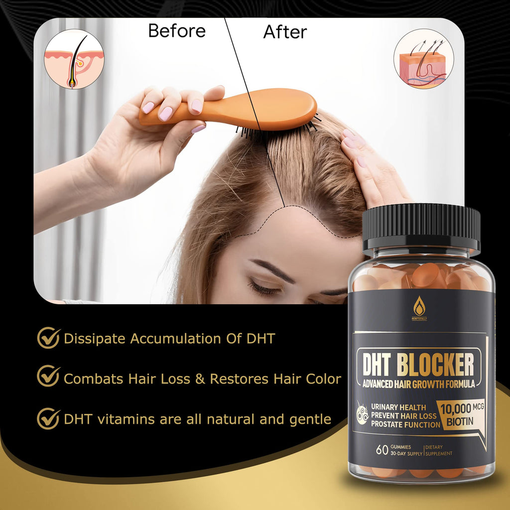 LILICARE DHT Blocker Gummies Hair Growth Supplement
