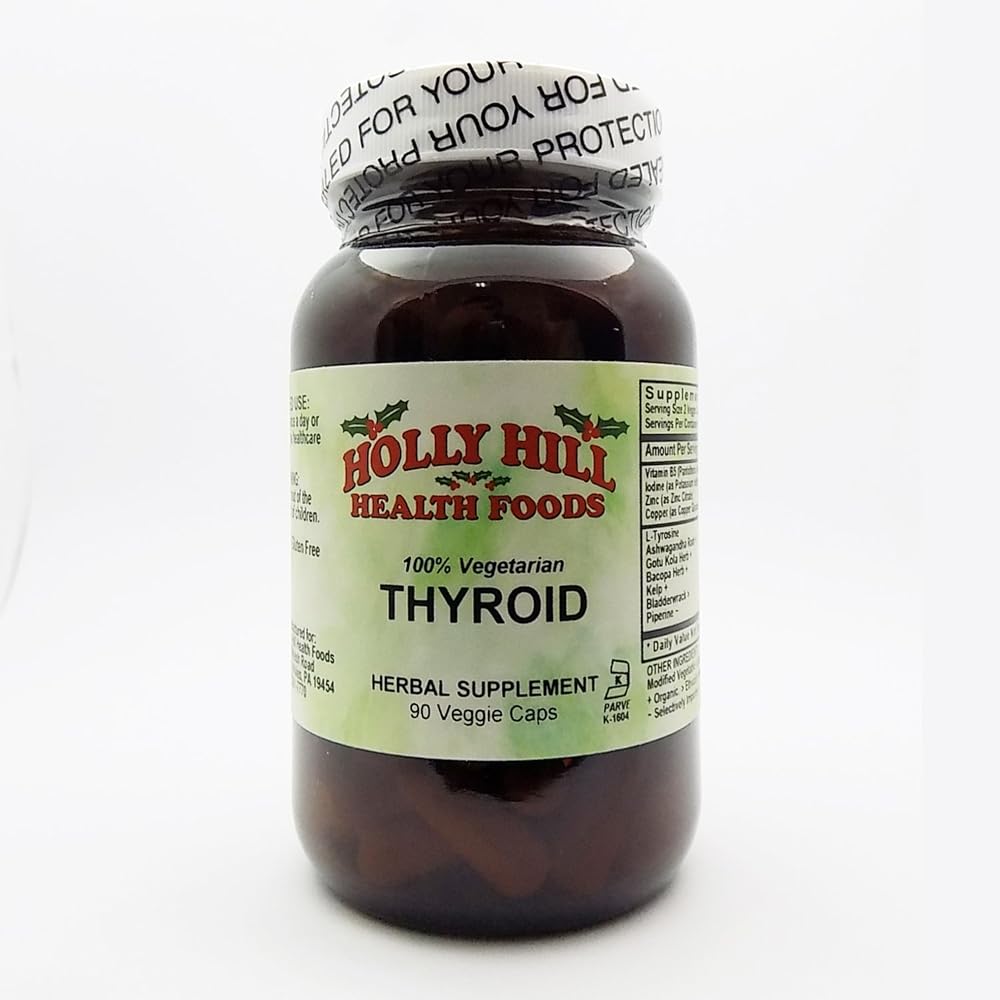 Holly Hill Health Foods Thyroid - 90 Vegetarian Capsules
