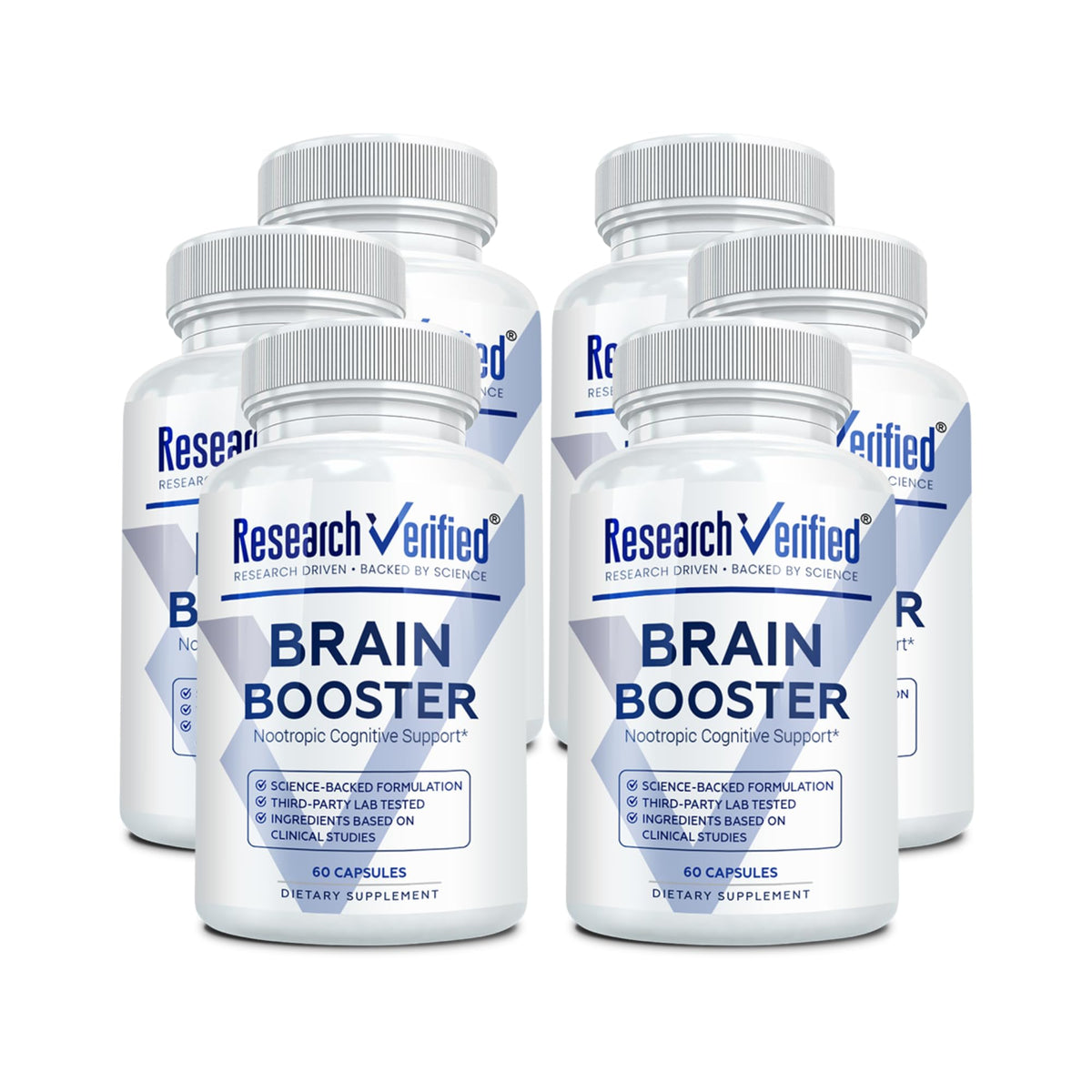 Research Verified Brain Booster - Brain Supplement for Memory