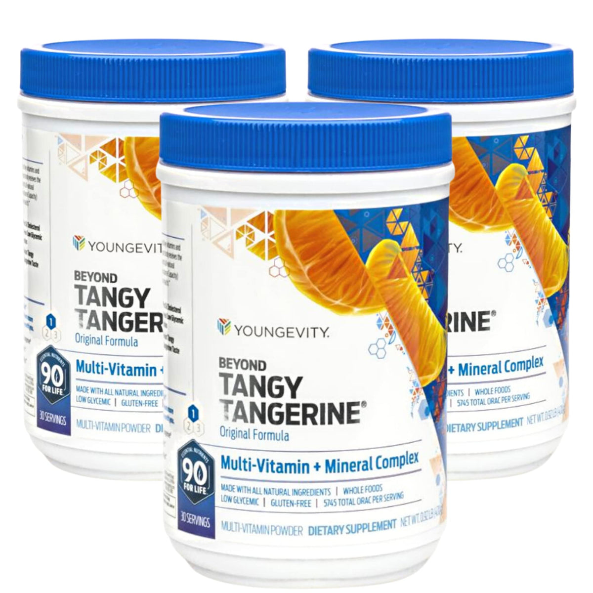 Youngevity Beyond Tangy Tangerine Original Multivitamin Powder - 3 Pack