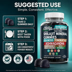 Clean Nutraceuticals Alpha Glow Shilajit Gummies - 60 Count - image 6