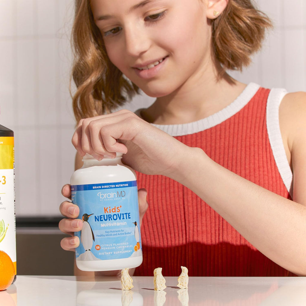 BrainMD Dr Amen Kids' NeuroVite Orange Multivitamin - 120 Chewables - image 6