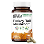 Wild & Organic Turkey Tail Mushroom Capsules 1000 mg - Immune Support