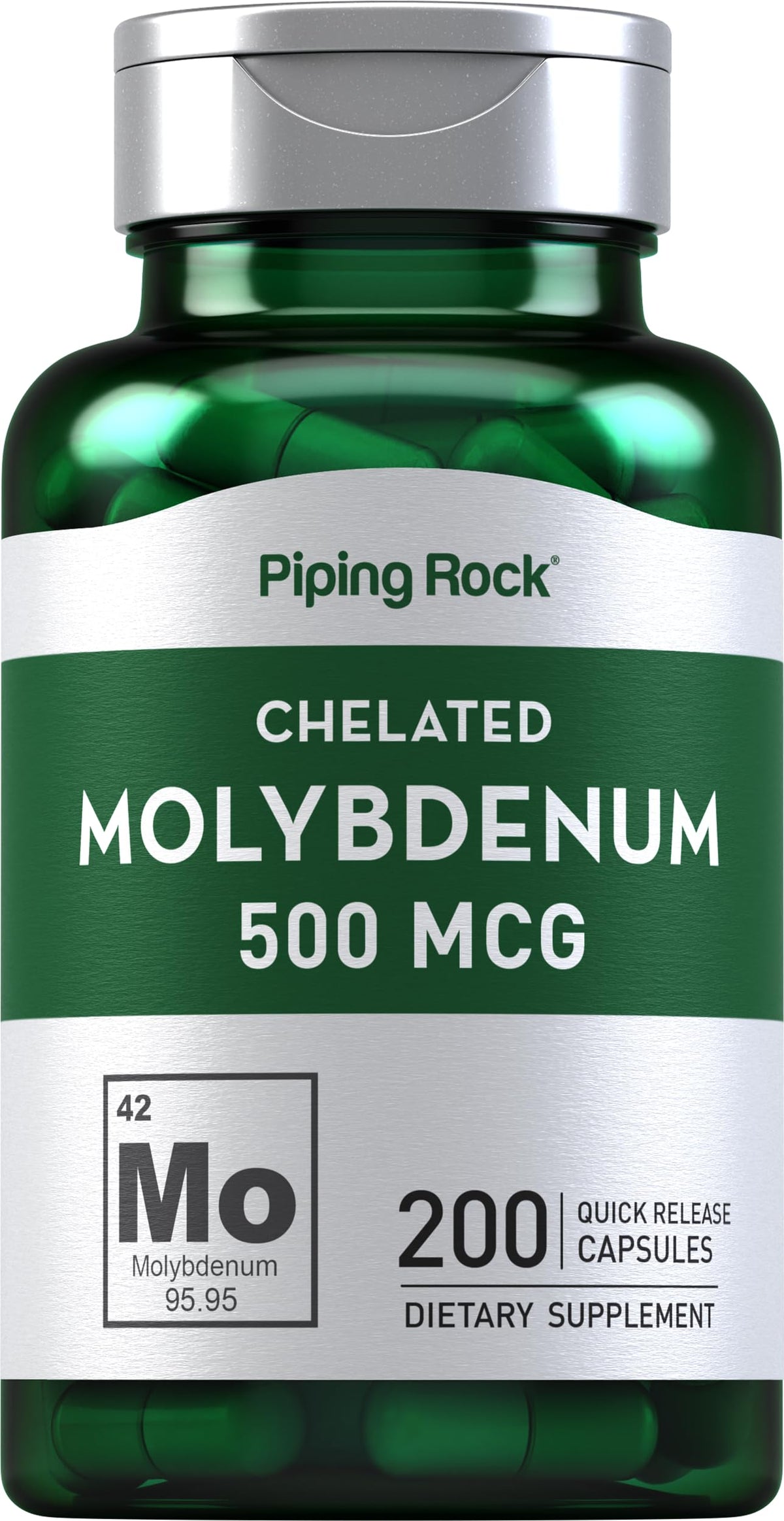 Piping Rock Molybdenum 500 mcg - 200 Capsules