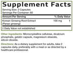 BRONSON Flavored Capsule adult Korean Panax Ginseng Supports Energy - image 7