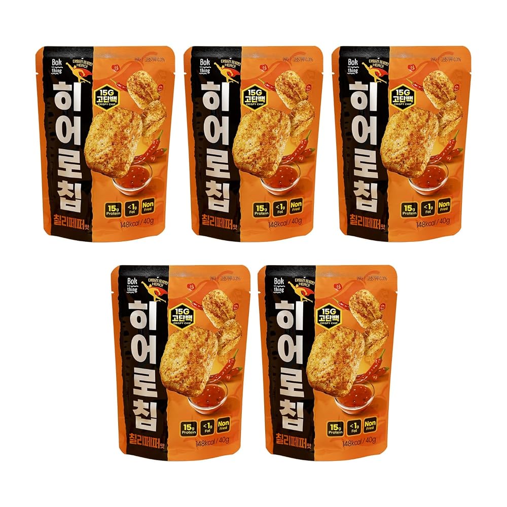 Bokthing HERO CHIP, High Protein Chips, Plant-Based Protein