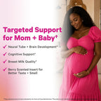 Pink Stork Choline Bitartrate 550 mg Prenatal - 30 Capsules - image 3