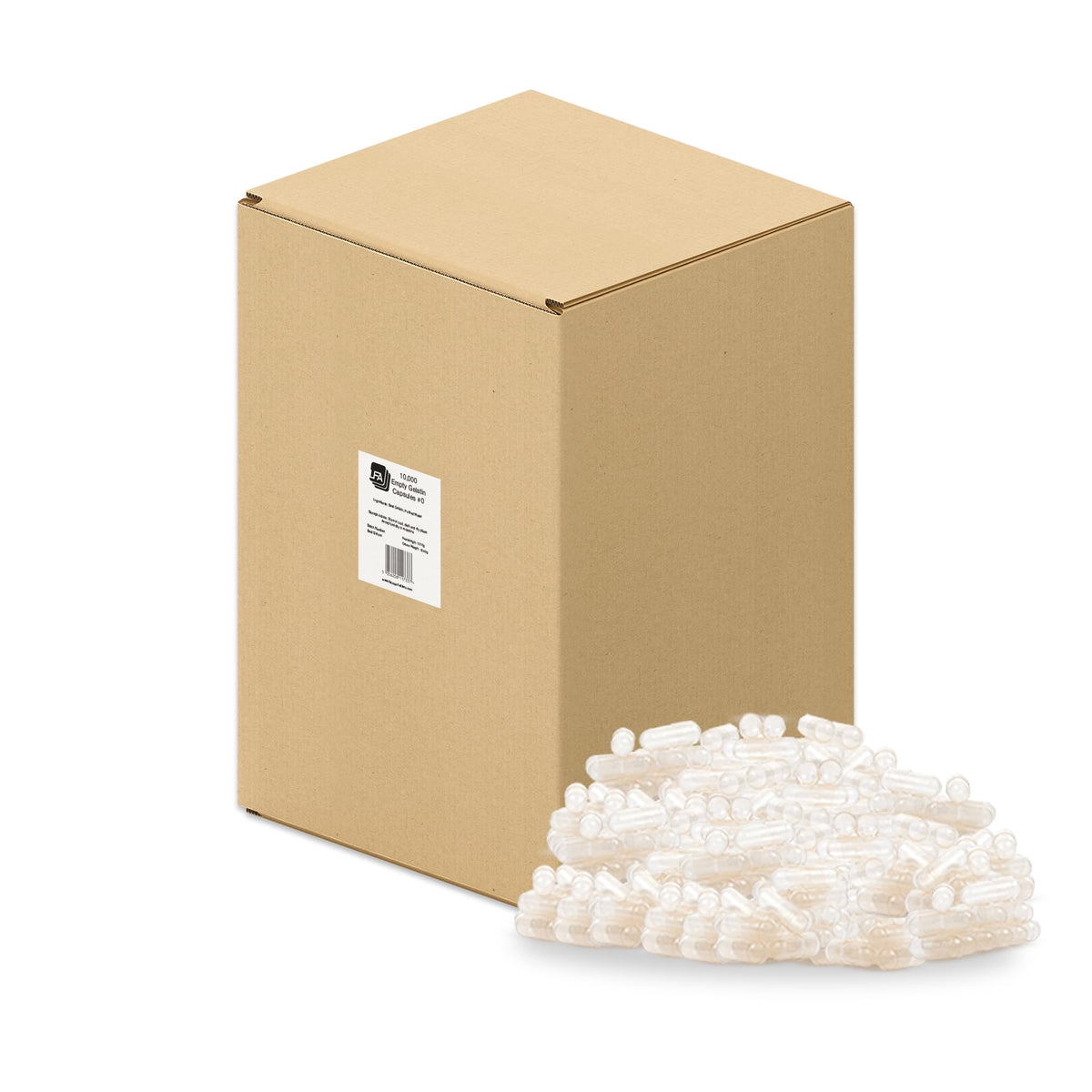 LFA Tablet Presses Empty Capsules Size 0 - Clear Gelatin