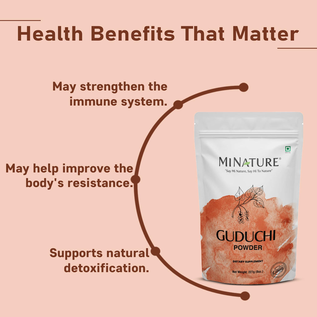minature Guduchi Powder Immune Support - 227g - image 3