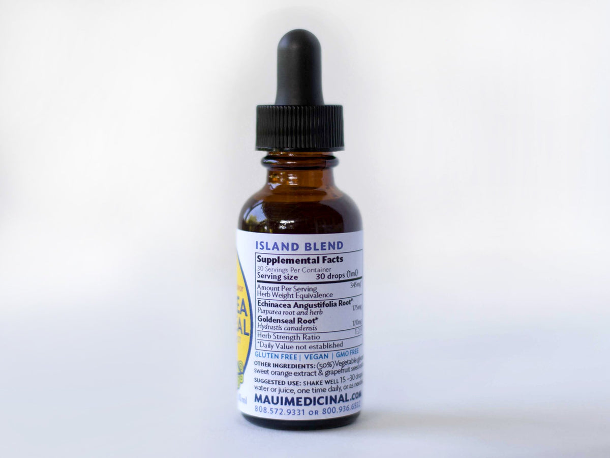 Maui Medicinal Herbs Echinacea Goldenseal Extract - 1 Fl Oz - image 3