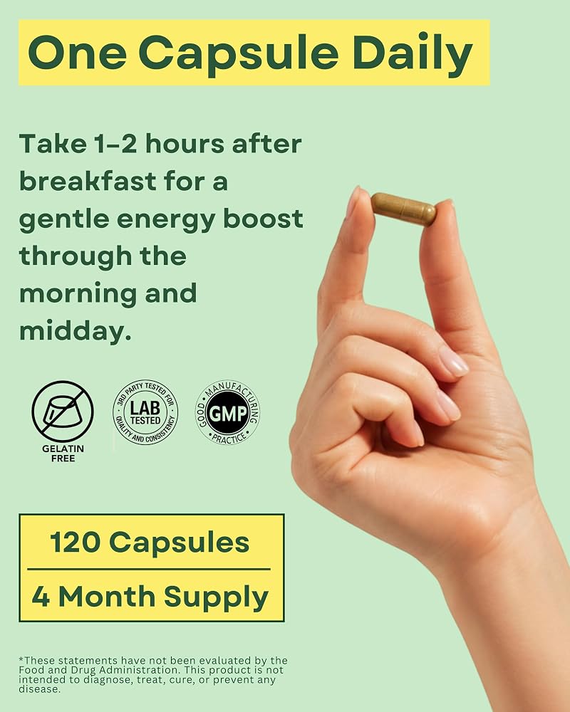 Agami Green Tea Capsules Energy & Metabolism Support - 120 Capsules - image 3