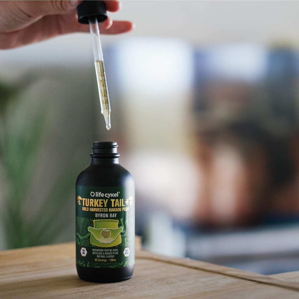Life Cykel Turkey Tail Mushroom Liquid Extract Immune Support - 2 Fl Oz - image 4