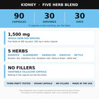 Alkaline Herb Kidney Supplement Herbal Blend - 90 Capsules - image 5