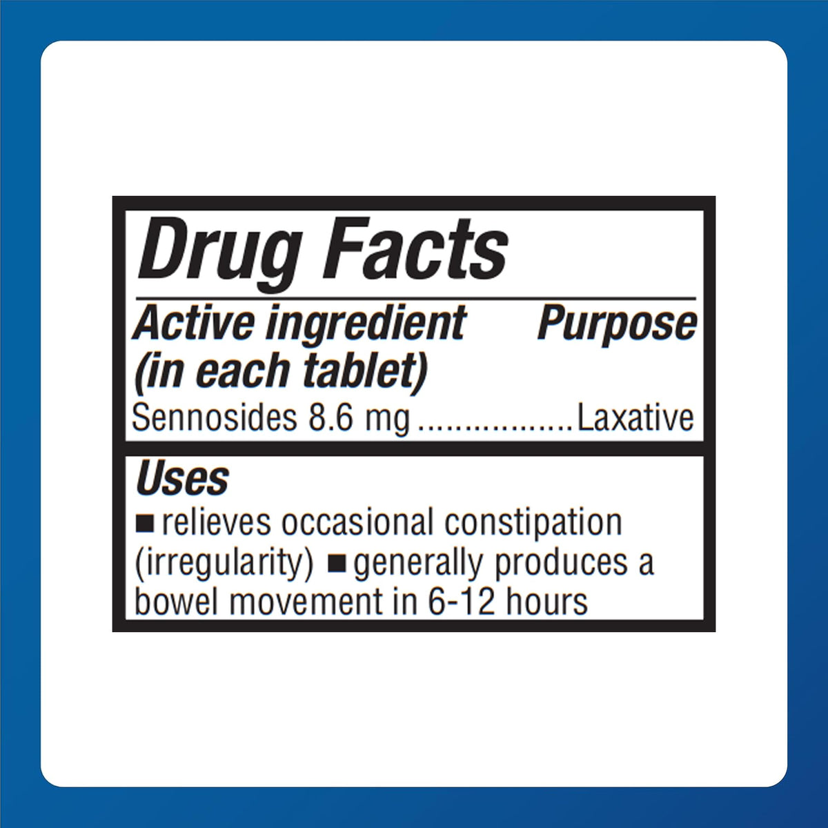 MAJOR Senna 8.6 mg Natural Vegetable Laxative Tablets - 100 Tablets - image 5