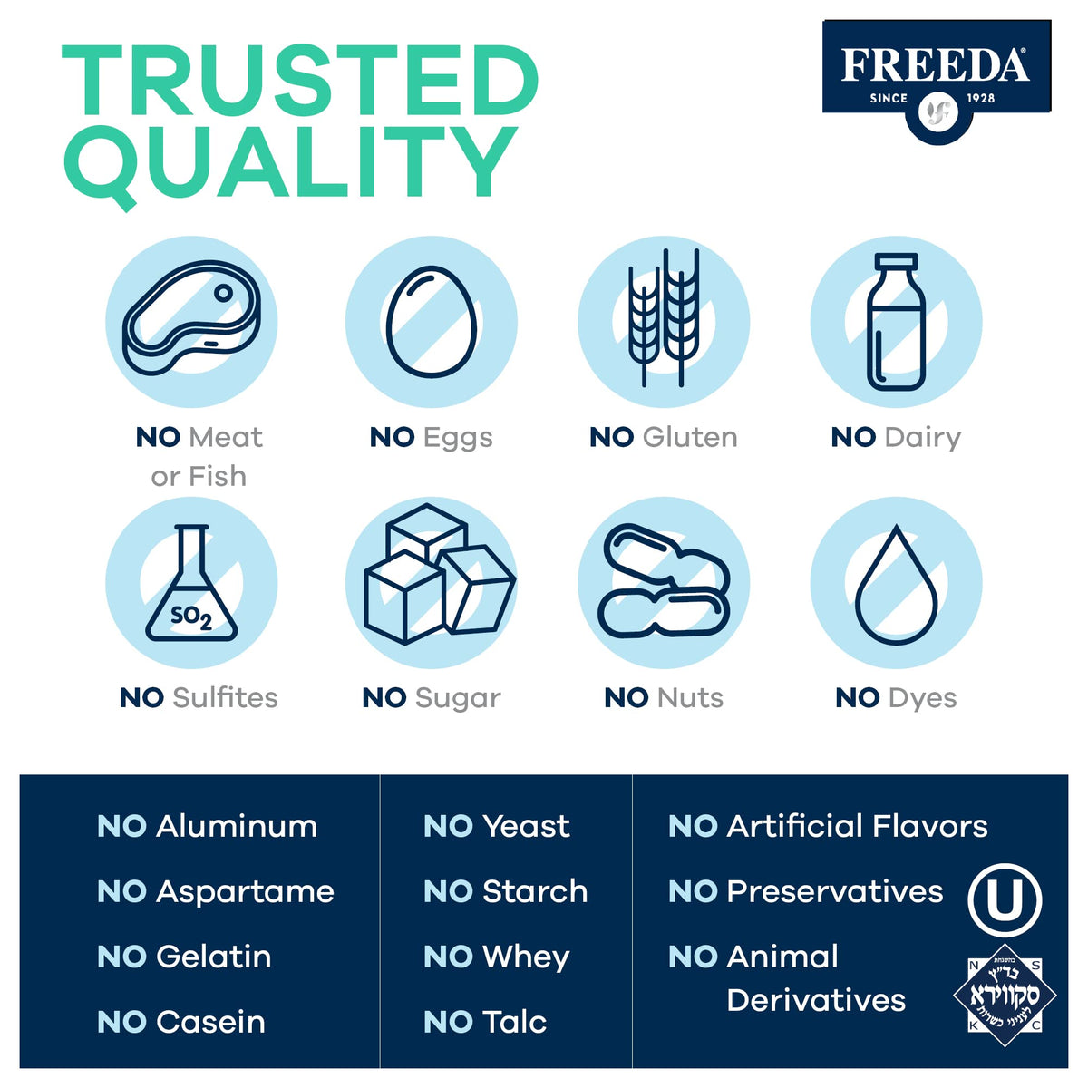 Freeda Senior Multivitamin for Men & Women 60+ - 100 Tablets - image 4
