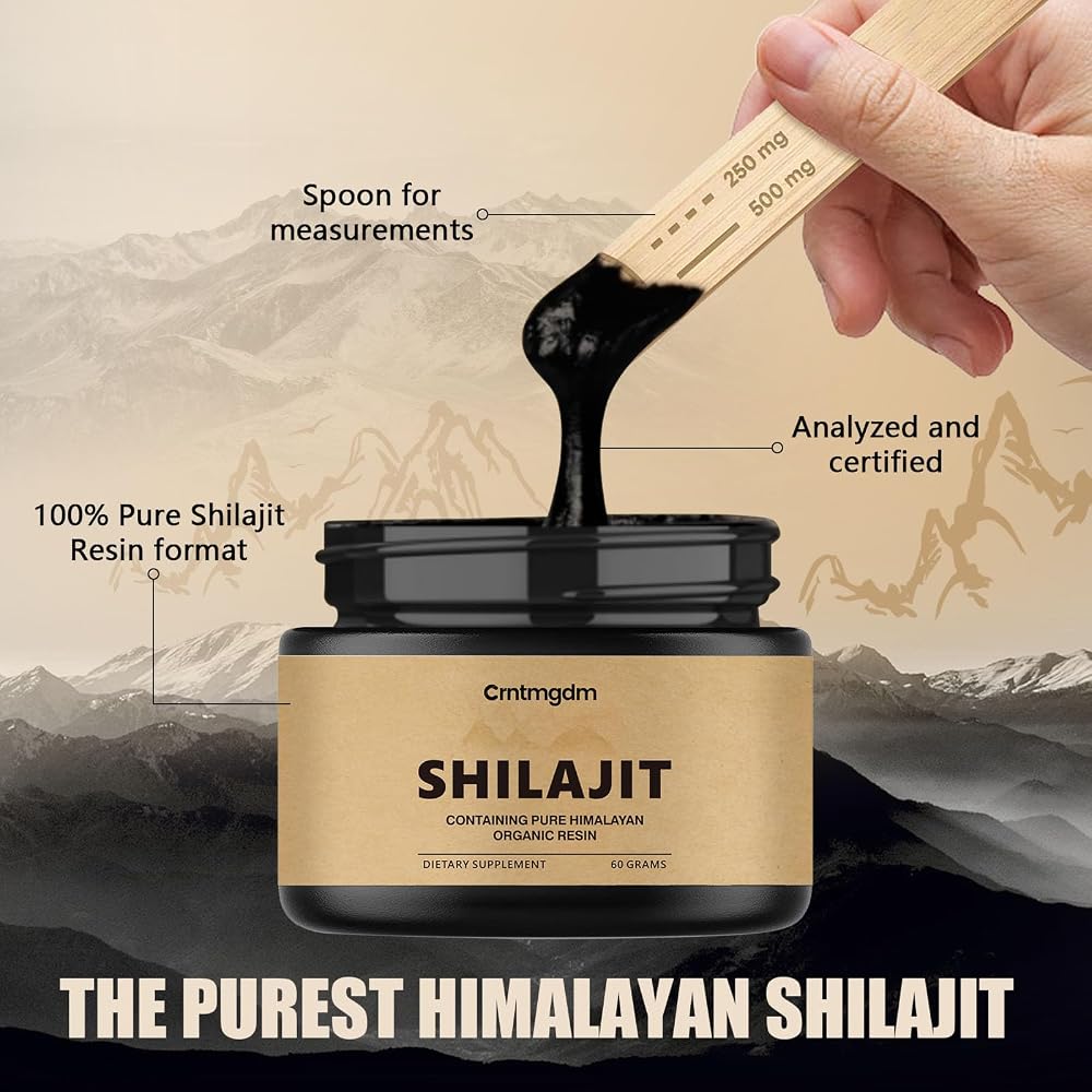 Juebingy Shilajit Pure Himalayan Organic Resin for Energy Support - 60g - image 6