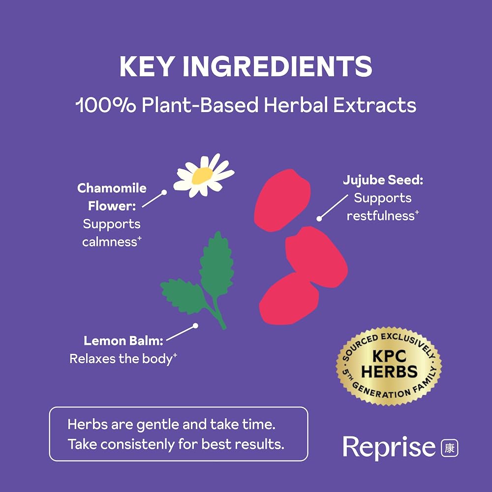 Reprise Melatonin Free Natural Sleep Aid Gummies - 45 Gummies - image 4
