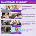Edmmyliy Womens Multivitamin Gummy 50 and Over - Chewable Multi