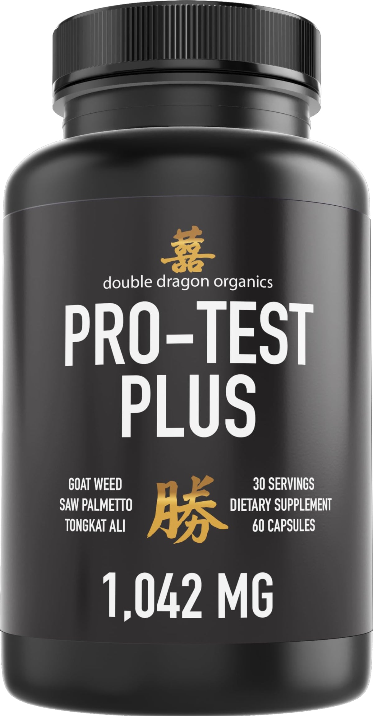Double Dragon Organics Pro Test Plus Multivitamin for Men - 60 Capsules