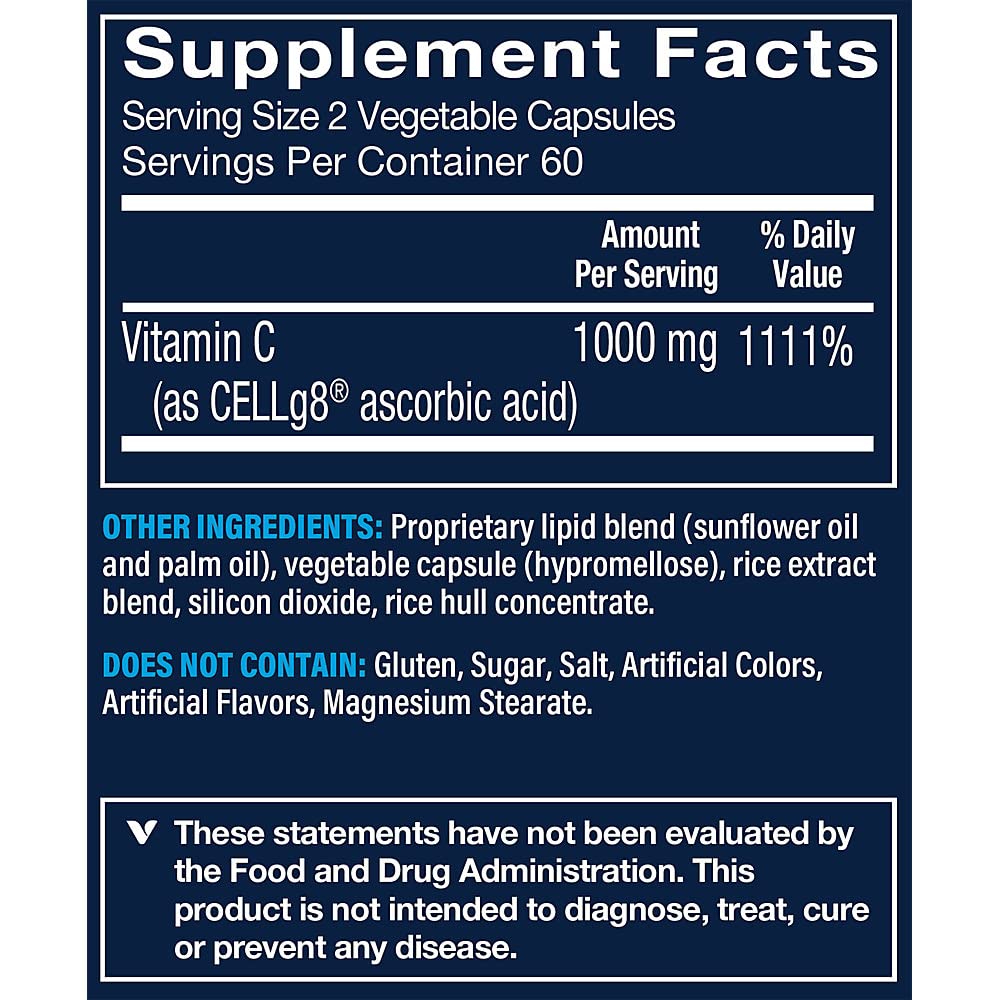 Vthrive Liposomal Vitamin C for Immune Support - 120 Vegetarian Capsules - image 2