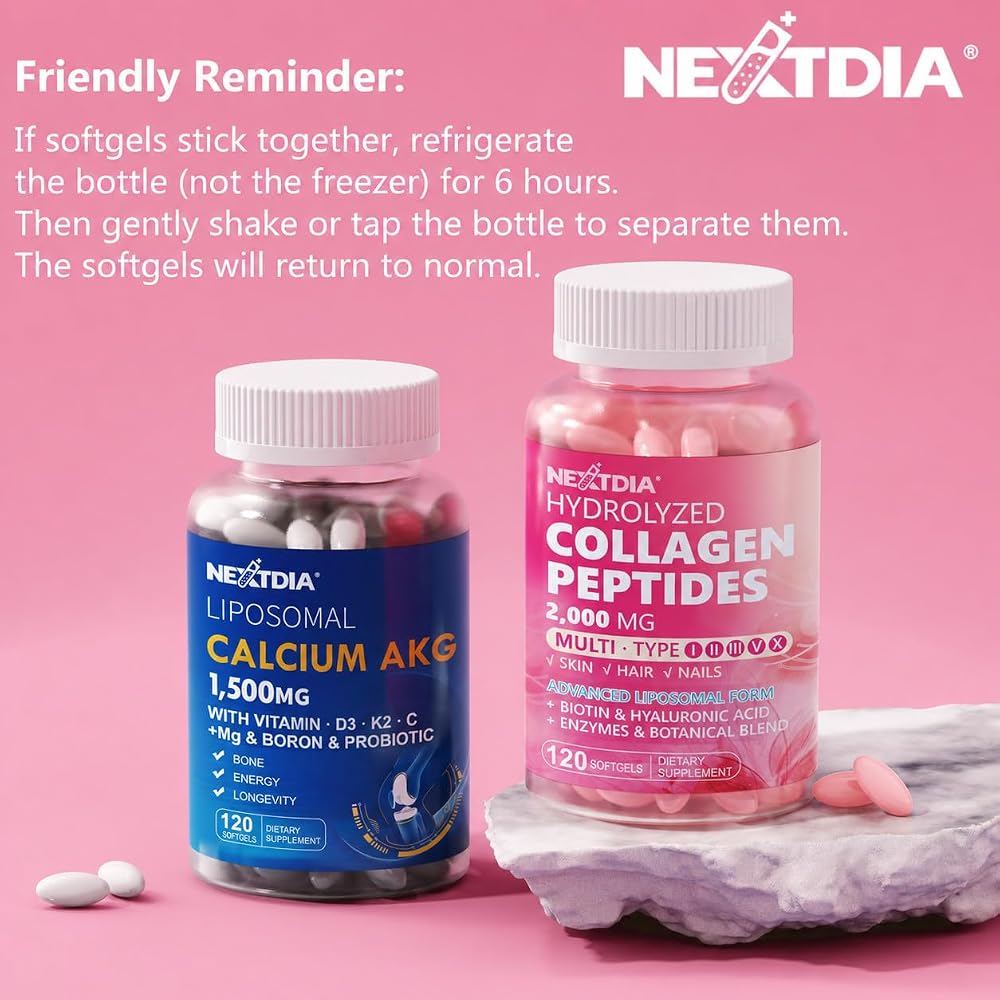 Nextdia Liposomal Collagen Peptides Pills for Women