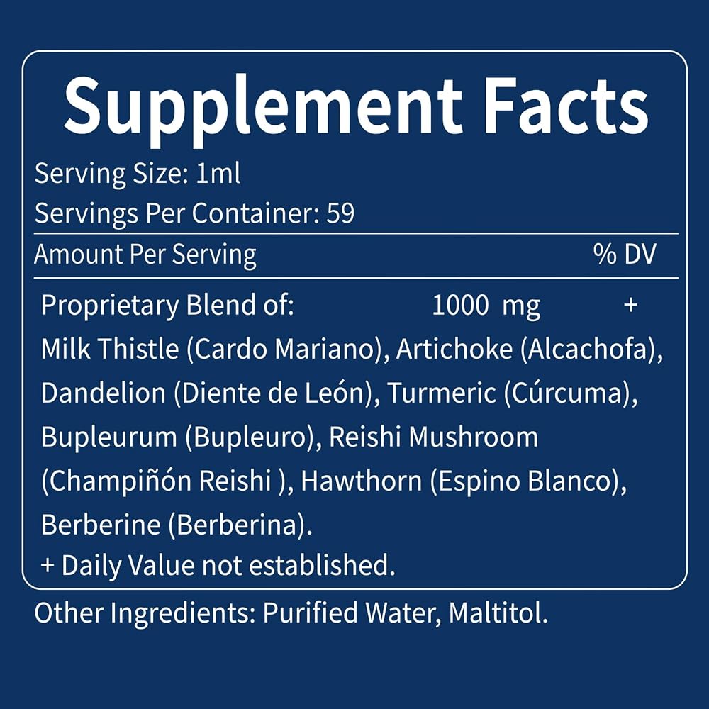 Nurbetoxa Milk Thistle Liver Support Drops for Fatty Liver