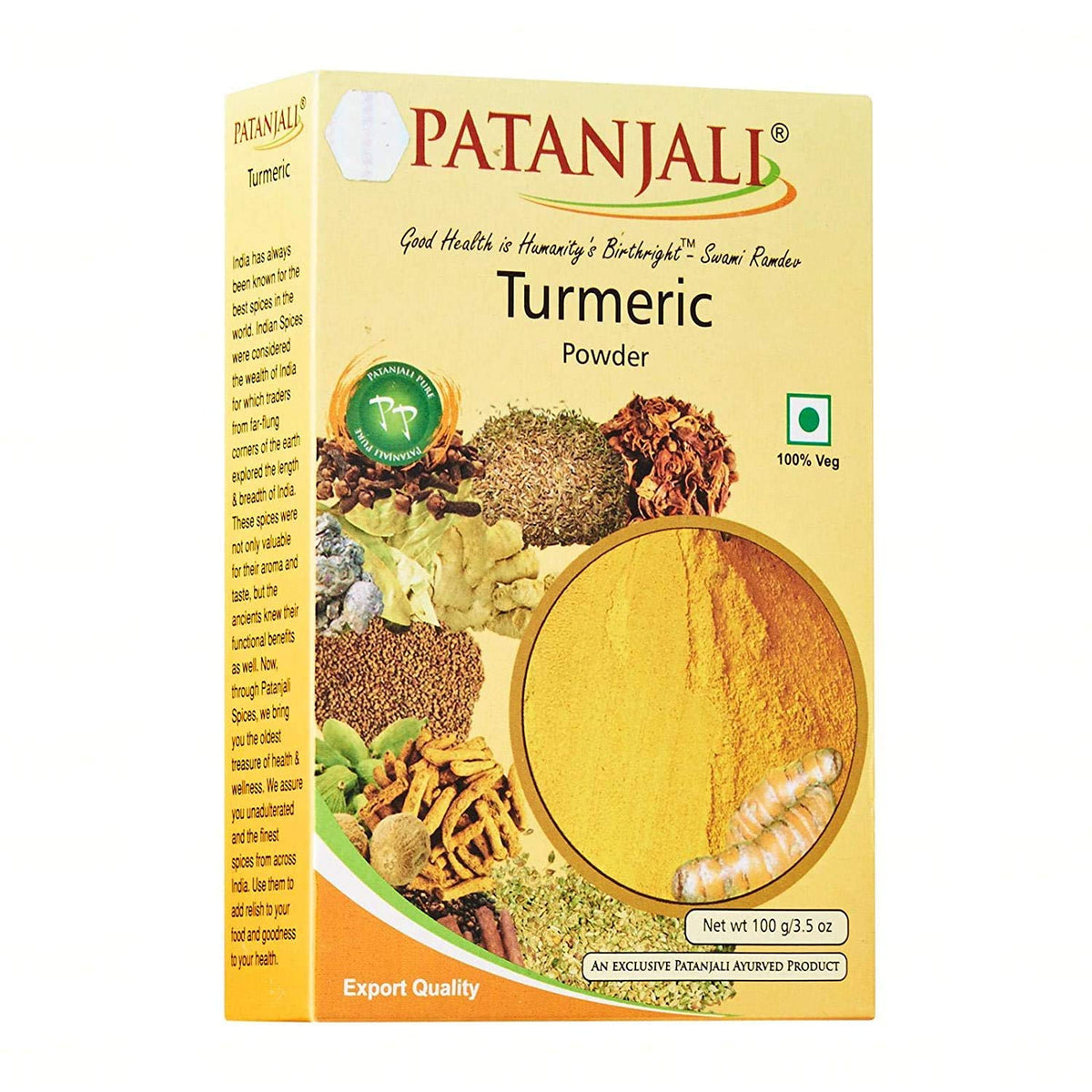 Patanjali Turmeric Powder - 100g