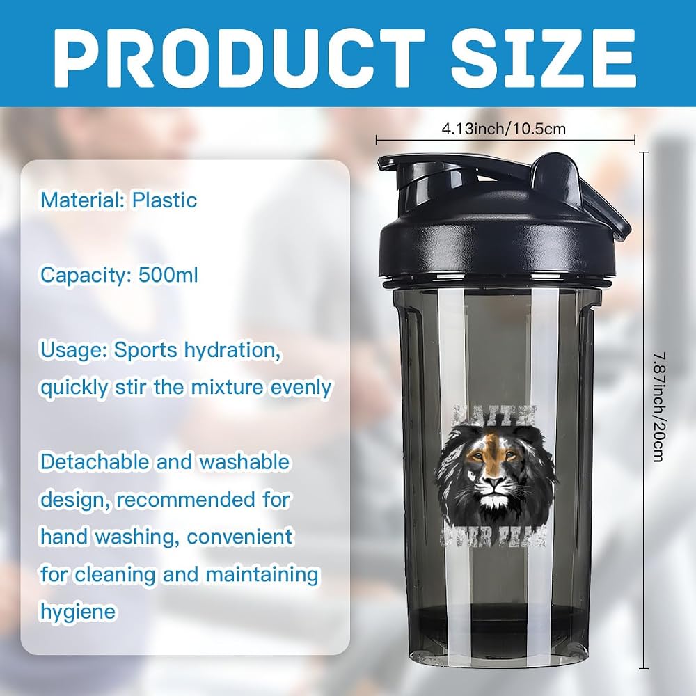 generic Shaker Cup,Fashion Theme Pattern Shaker Bottle Leak-proof