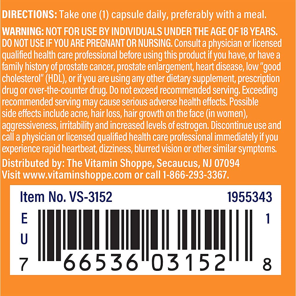 The Vitamin Shoppe DHEA 50mg for Healthy Aging - 60 Capsules - image 3