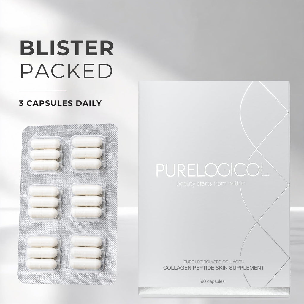 Purelogicol Collagen Peptide Skin Supplement - 90 Capsules - image 6