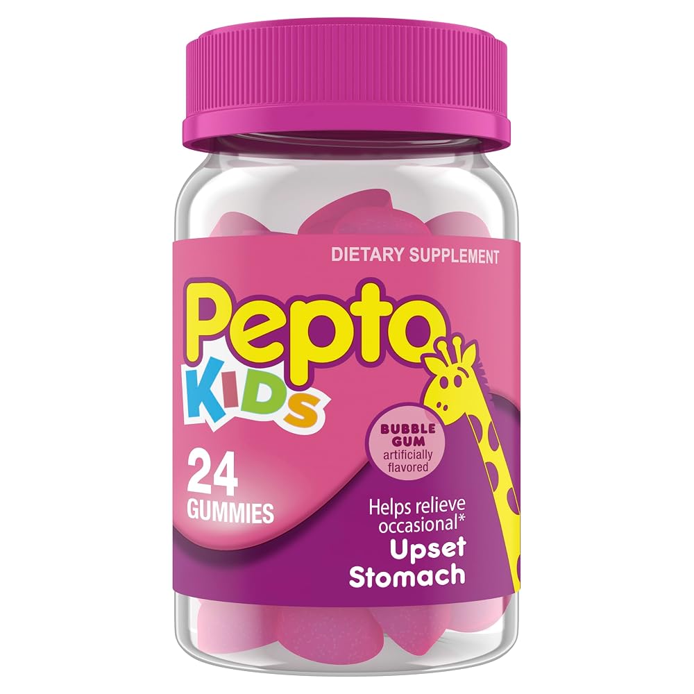 Pepto Bismol Kids Gummies for Upset Stomach - 24 Gummies