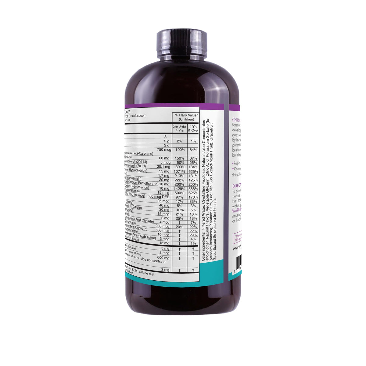 Life Solutions Wellness Children's Super Multivitamins Liquid - 32 Fl Oz - image 6