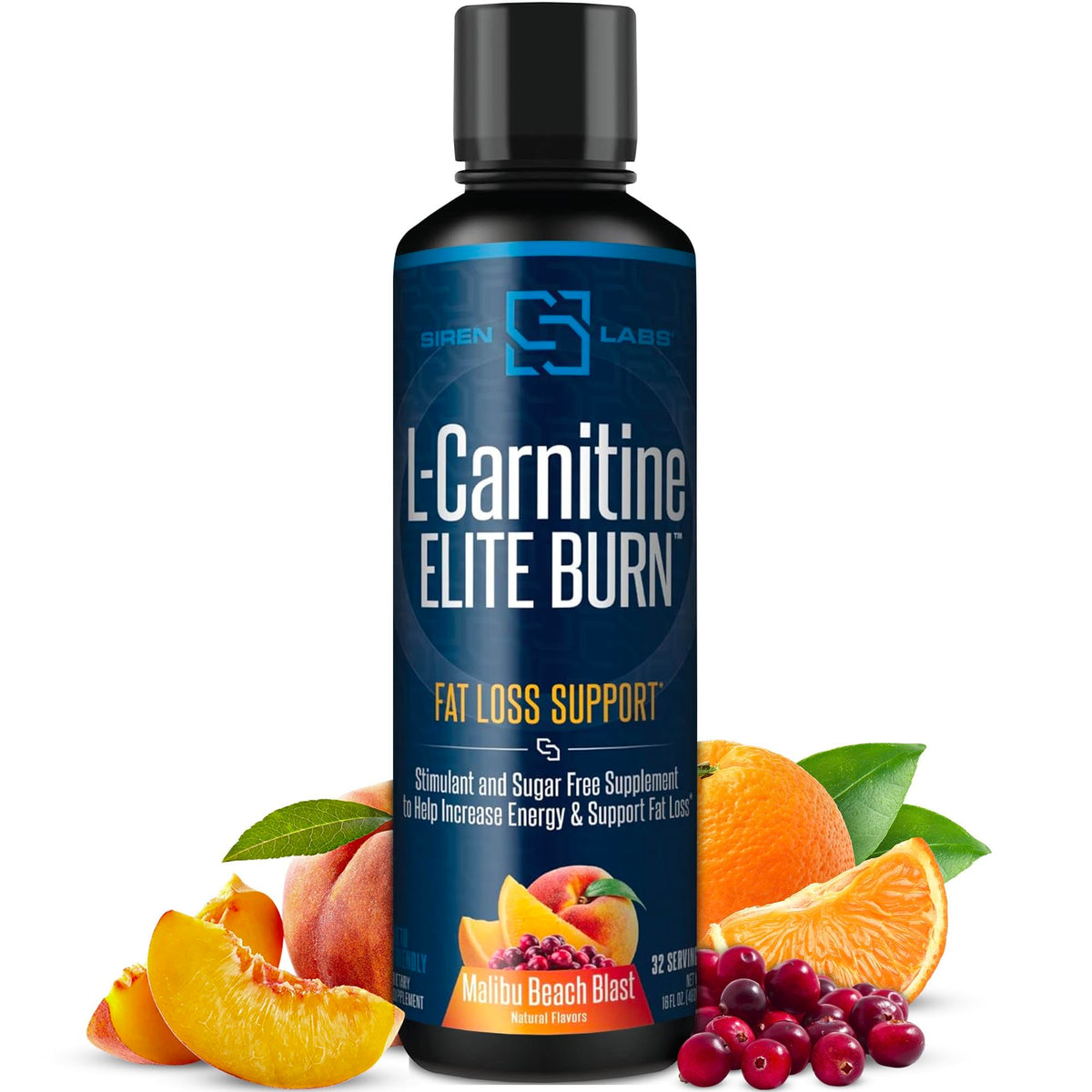 SIRENLABS L-Carnitine Elite Burn Lemon Lime - 32 Servings