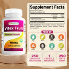 Best Naturals Vitex Chasteberry 400 mg - 250 Capsules - image 2